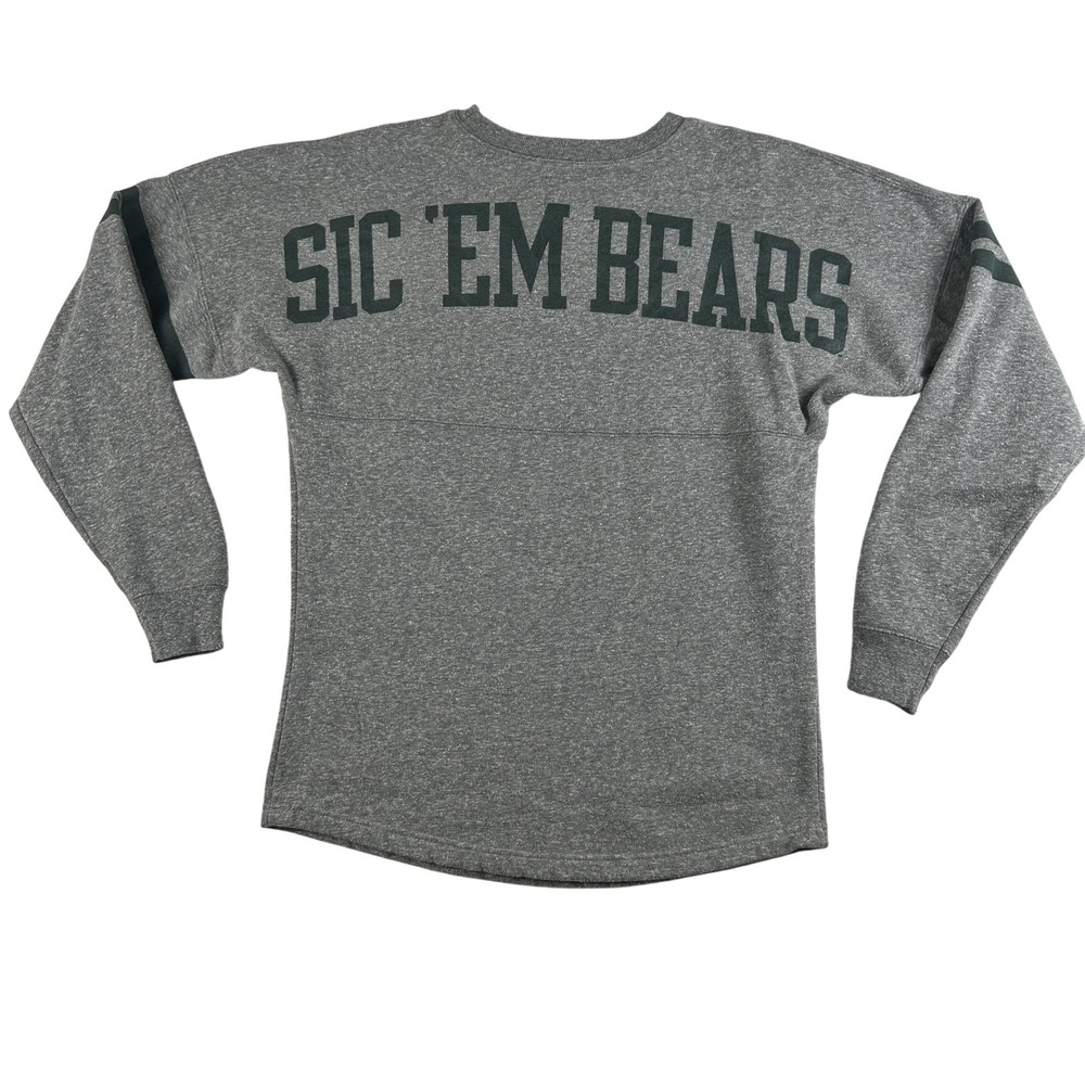 Baylor‎ Bears Shirt Womens Small Gray NCAA College Football Spirit Jersey League